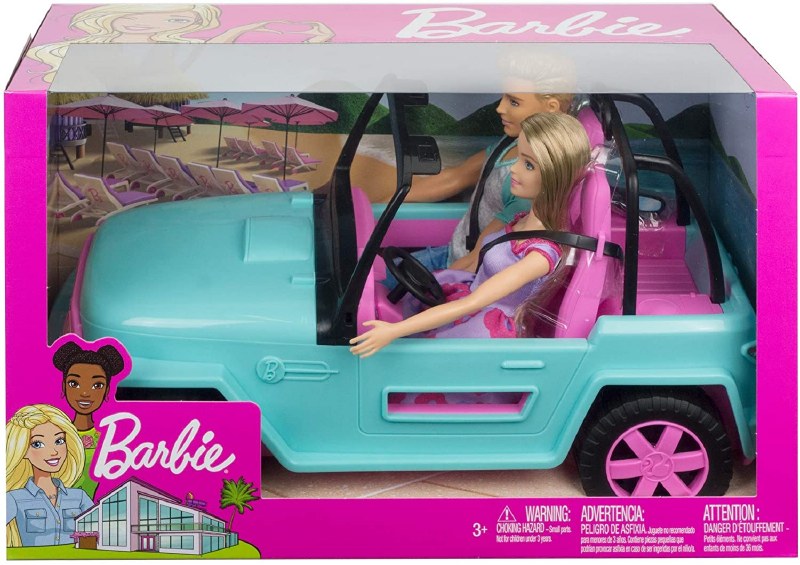 barbie and ken jeep