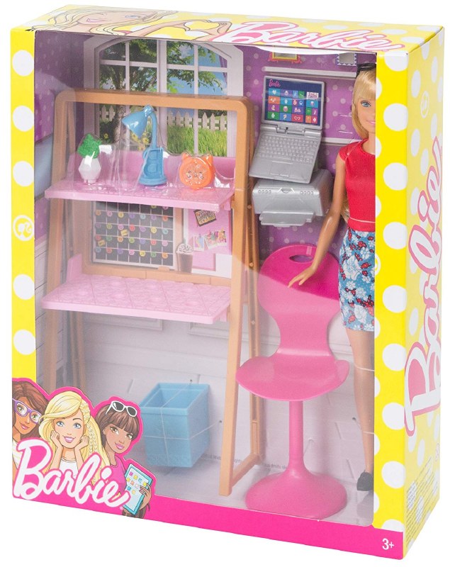 barbie office desk