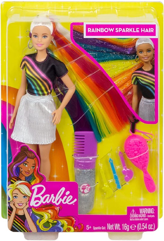 BARBIE RAINBOW SPARKLE DOLL BLONDE - MARCO'S EMPORIUM