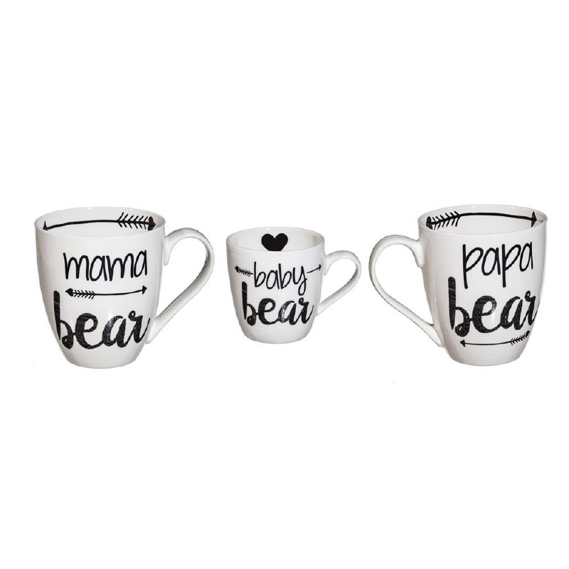 CUP O' JAVA BEAR FAMILY MUG SET MARCO'S EMPORIUM