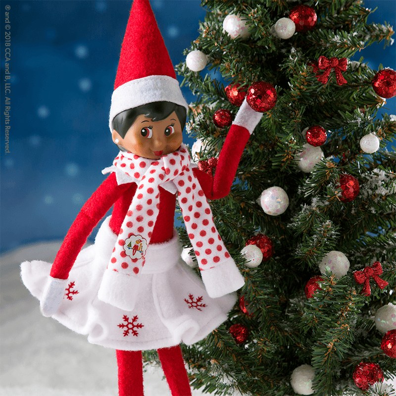 ELF ON THE SHELF OUTFIT SNOWFLAKE SKIRT - MARCO'S EMPORIUM