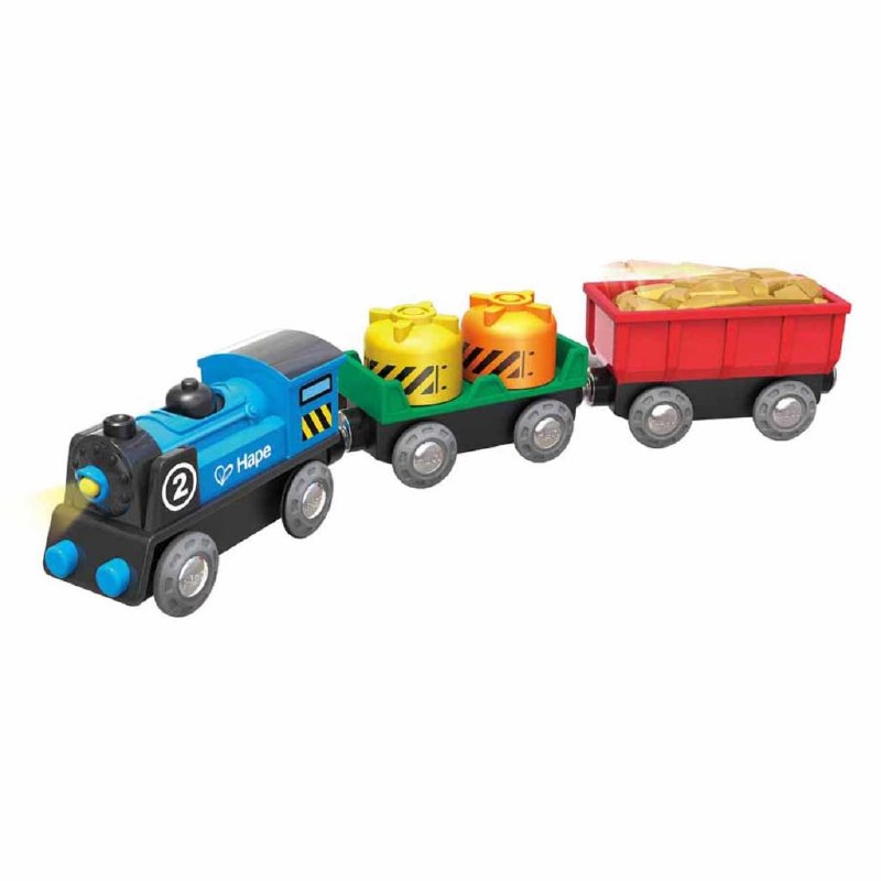 HAPE BATTERY POWERED ROLLING STOCK SET 