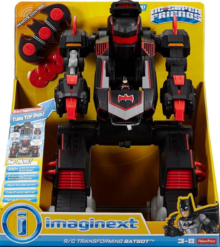 imaginext rc transforming batbot