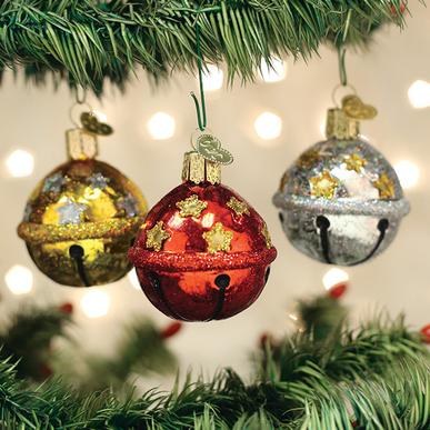 Shiny Green Jingle Bells – 5 Count – The Ornament Girl's Market