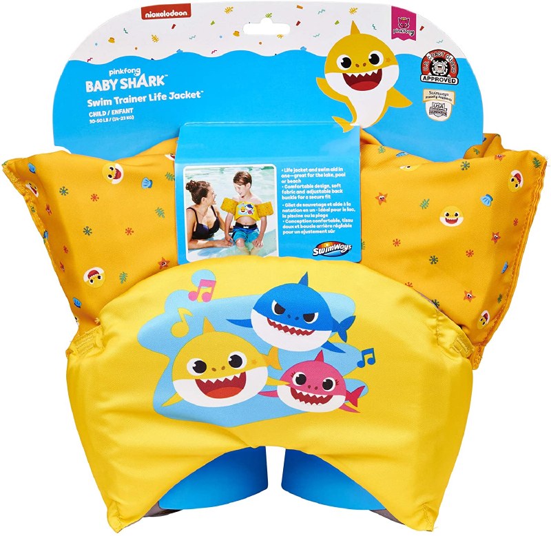 SWIMWAYS BABY SHARK LIFE JACKET MARCO'S EMPORIUM