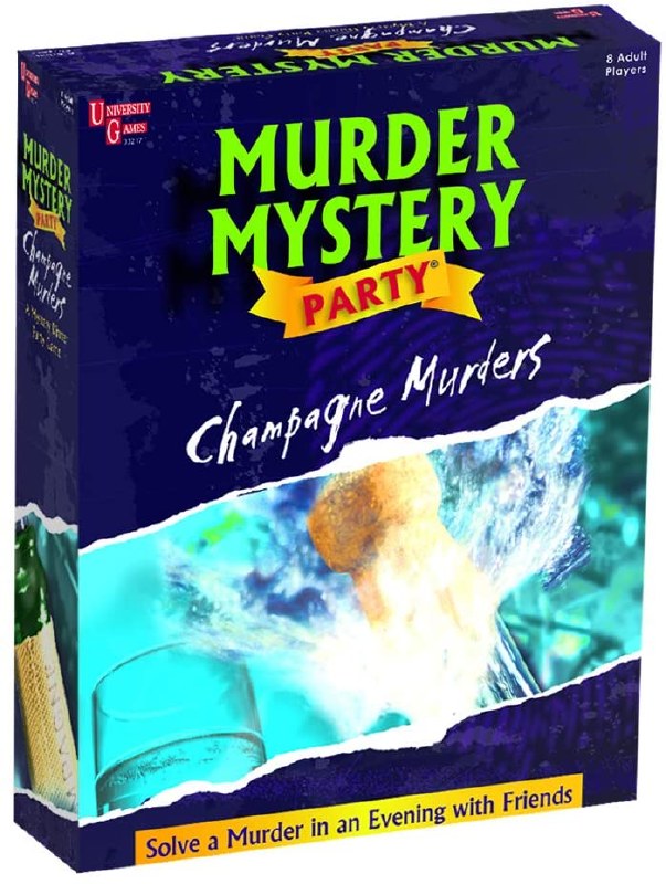 Murder Mystery Party: The Champagne Murder, for 8 Adult Players