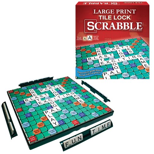 Large Print Scrabble Tiles - Sharper Vision Store