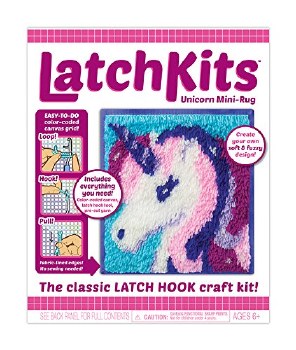 LATCH HOOK KIT UNICORN