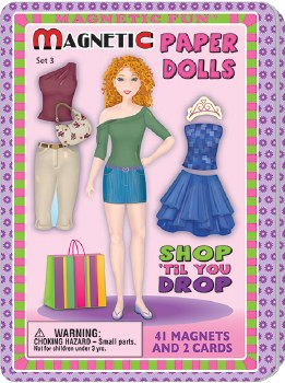 LEE MAGNETIC PAPER DOLLS SHOP TIL DROP