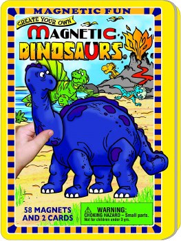 LEE MAGNETIC TIN DINOSAURS