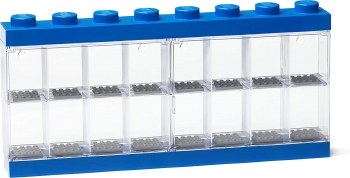 LEGO 16 MINIFIGURE STORAGE CASE BLUE