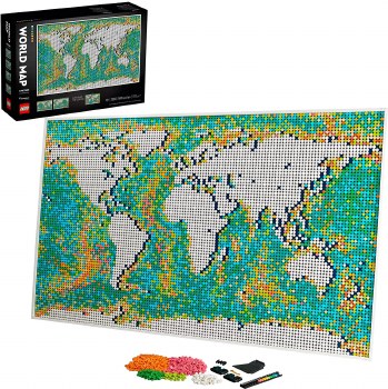 LEGO ART WORLD MAP