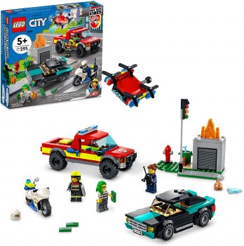 LEGO CITY FIRE RESCUE &amp; POLICE CHASE