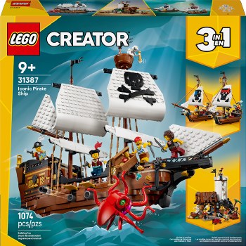 LEGO CREATOR #31387 ICONIC PIRATE SHIP