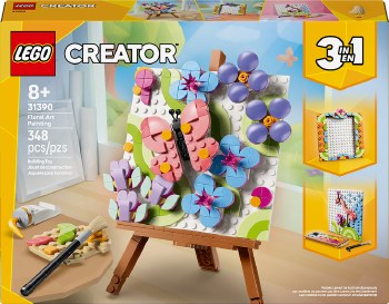 LEGO CREATOR #31390 FLORAL ART PAINTING