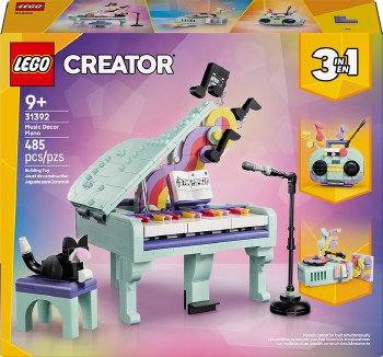 LEGO CREATOR #31392 MUSIC DECOR PIANO