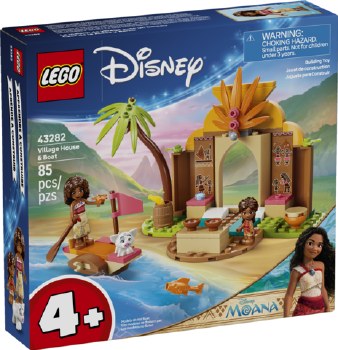 LEGO DISNEY #43282 VILLAGE HOUSE &amp; BOAT