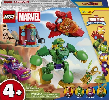 LEGO DISNEY JR #11211 LOKI V IRON MAN