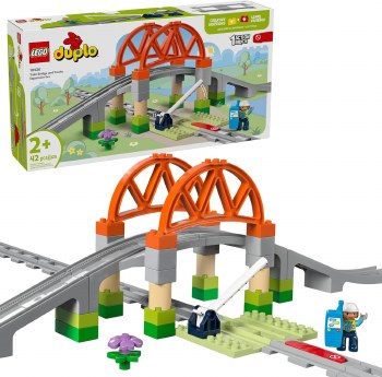 LEGO DUPLO #10426 TRAIN BRIDGE &amp; TRACKS