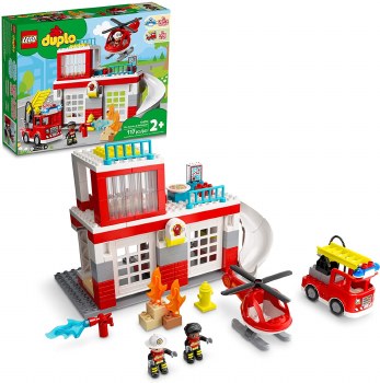 LEGO DUPLO FIRE STATION &amp; HELICOPTER