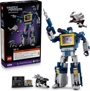 LEGO ICONS #10358 TRANSFORMERS SOUNDWAVE