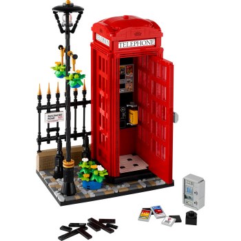 LEGO IDEAS RED LONDON TELEPHONE BOX