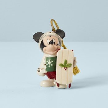 LENOX 2020 ORNAMENT LET IT SNOW MICKEY