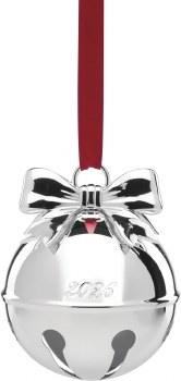 LENOX 2026 ORN JINGLE BELL SILVERPLATE
