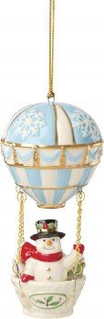 LENOX 2026 ORNAMENT SNOWMAN BALLOON