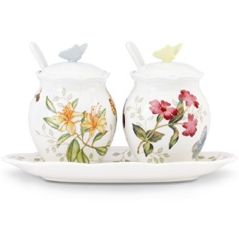 LENOX BUTTERFLY MDW 7PC CONDIMENT SET