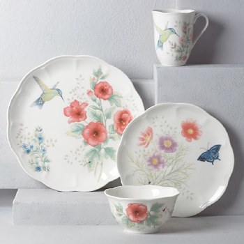 LENOX BUTTERFLY MDW 4PC SET HUMMINGBIRD