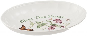 LENOX BUTTERFLY MDW BLESS THIS HOME TRAY