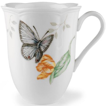 LENOX BUTTERFLY MDW BLUE BUTTERFLY MUG