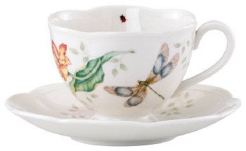 LENOX BUTTERFLY MDW CUP/SAUCER D'FLY