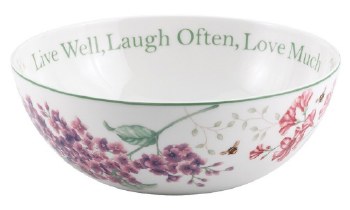 LENOX BUTTERFLY MDW SENTIMENT SERVE BOWL