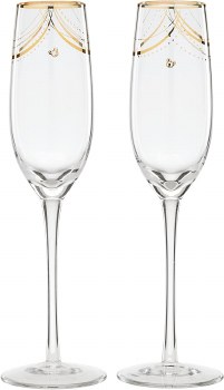 LENOX DISNEY BRIDAL TOASTING FLUTES