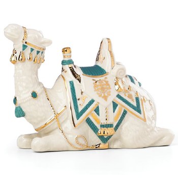 LENOX FIRST BLESSING LAYING CAMEL TEAL