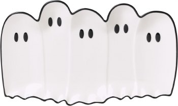 LENOX HALLOWEEN GHOST HORS D'OEUVRE TRAY