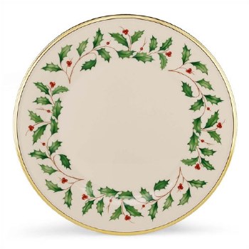 LENOX HOLIDAY DINNER PLATE 10.5&quot;