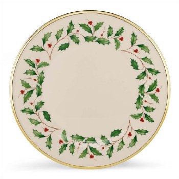 LENOX HOLIDAY DINNER PLATE 10.5"