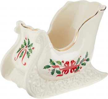 LENOX HOLIDAY SLEIGH CENTERPIECE BOWL