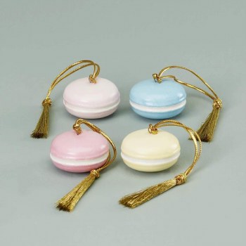 LENOX MACAROON COOKIES 4CT ORN SET