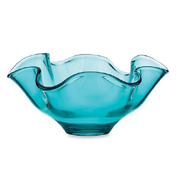 LENOX ORGANICS TURQUOISE LOW BOWL