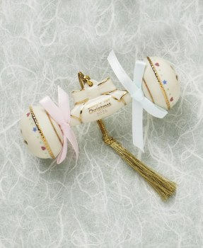 LENOX ORN 2026 BABY'S FIRST XMAS RATTLE
