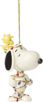 LENOX ORNAMENT '26 SNOOPY TANGLED LIGHTS