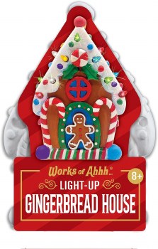LIGHT UP GINGERBREAD HOUSE TO PAINT