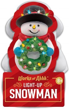 LIGHT UP SNOWMAN FIG TO PAINT
