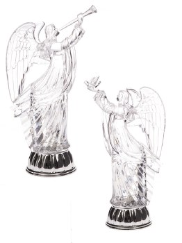 LIGHT UP SWIRLING GLITTER ANGEL