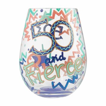 LOLITA WINE GLASS 50 &amp; FIERCE