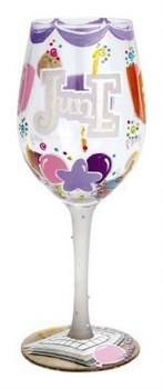 LOLITA WINE GLASS HAPPY JUNE